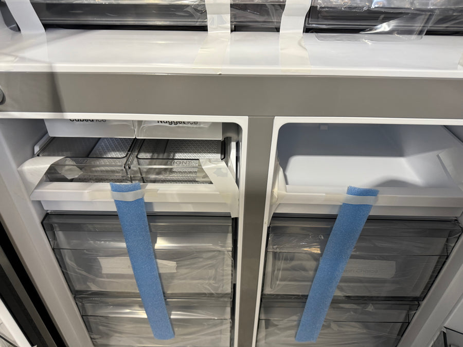 Transportation damaged Hisense HRCD640TBW 640L French Door Refrigerator – Stylish, Spacious &Energy Efficient - Second Hand Appliances Geebung