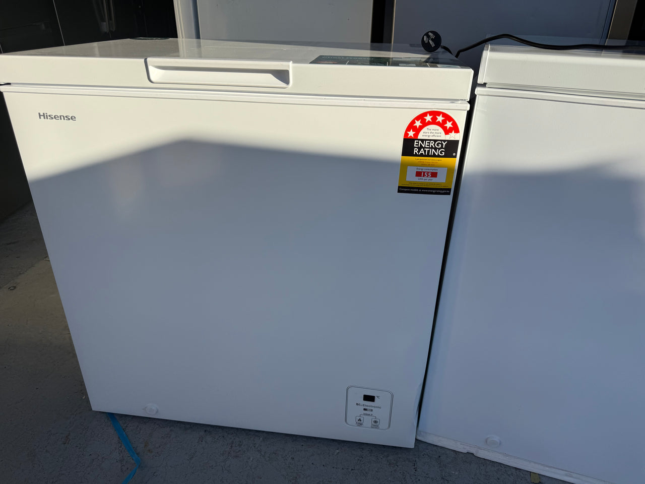 Transportation damaged Hisense HRCF201 200L Hybrid Chest Freezer - Second Hand Appliances Geebung