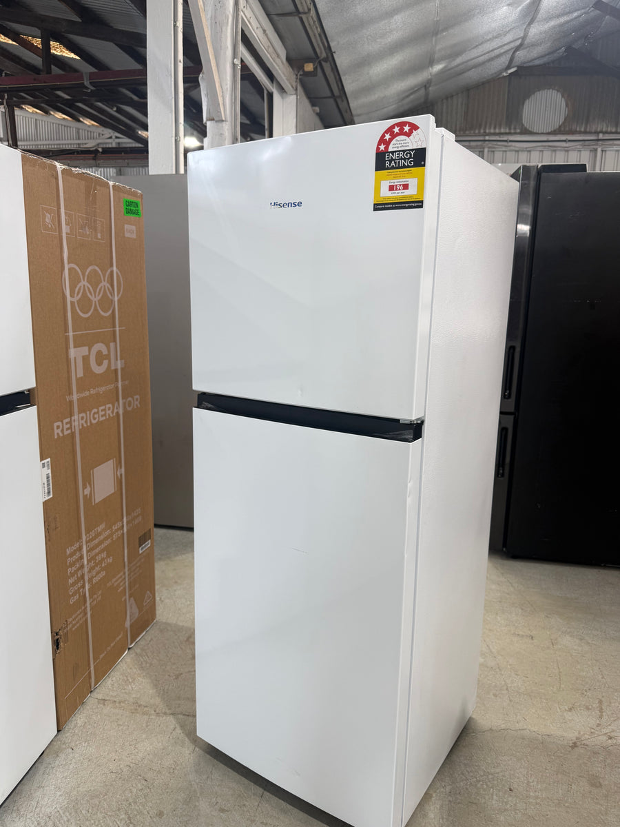 Buy Transportation damaged Hisense HRTF206 205L Top Mount Refrigerator – White |  | [product_variant] | Second Hand Appliances Geebung Brisbane