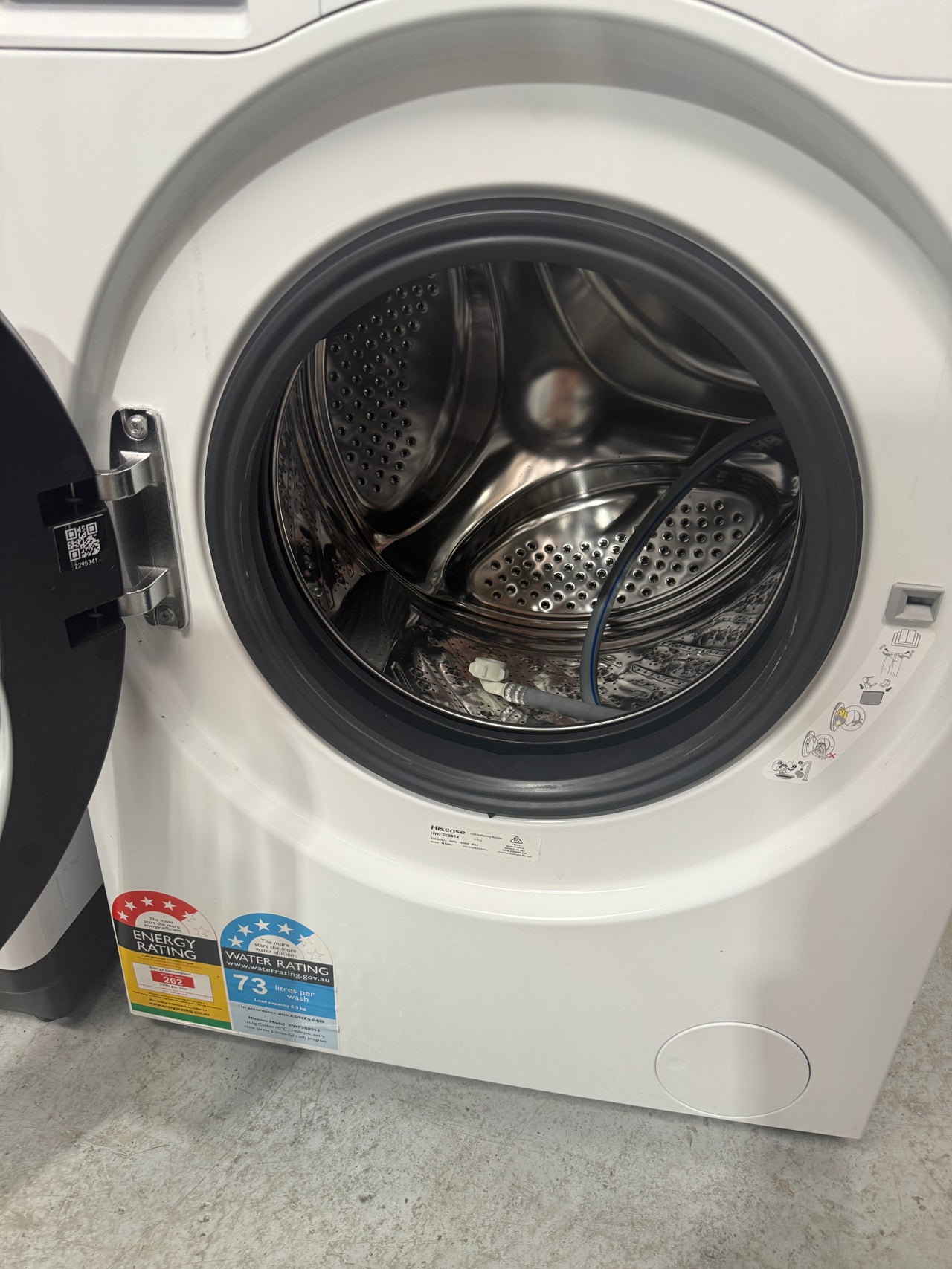 Buy Factory second Hisense HWF3S8514 8.5kg front load washing machine |  | [product_variant] | Second Hand Appliances Geebung Brisbane