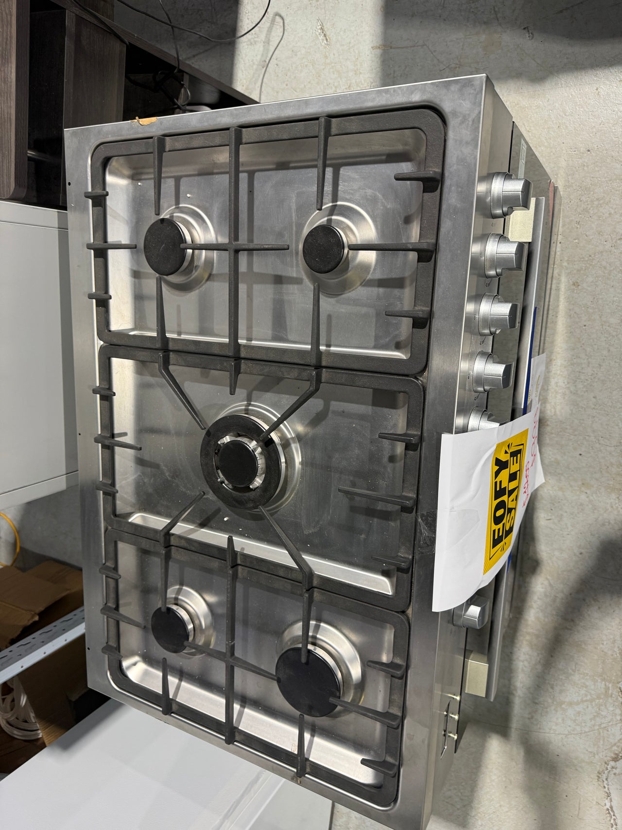 Transportation damaged InAlto 90cm Dual Fuel Freestanding Cooker – RU9EGB1 - Second Hand Appliances Geebung