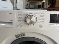 Thumbnail for Transportation damaged LG 10kg Front Load Washer with Steam – White (Model WV5-1410W) - Second Hand Appliances Geebung