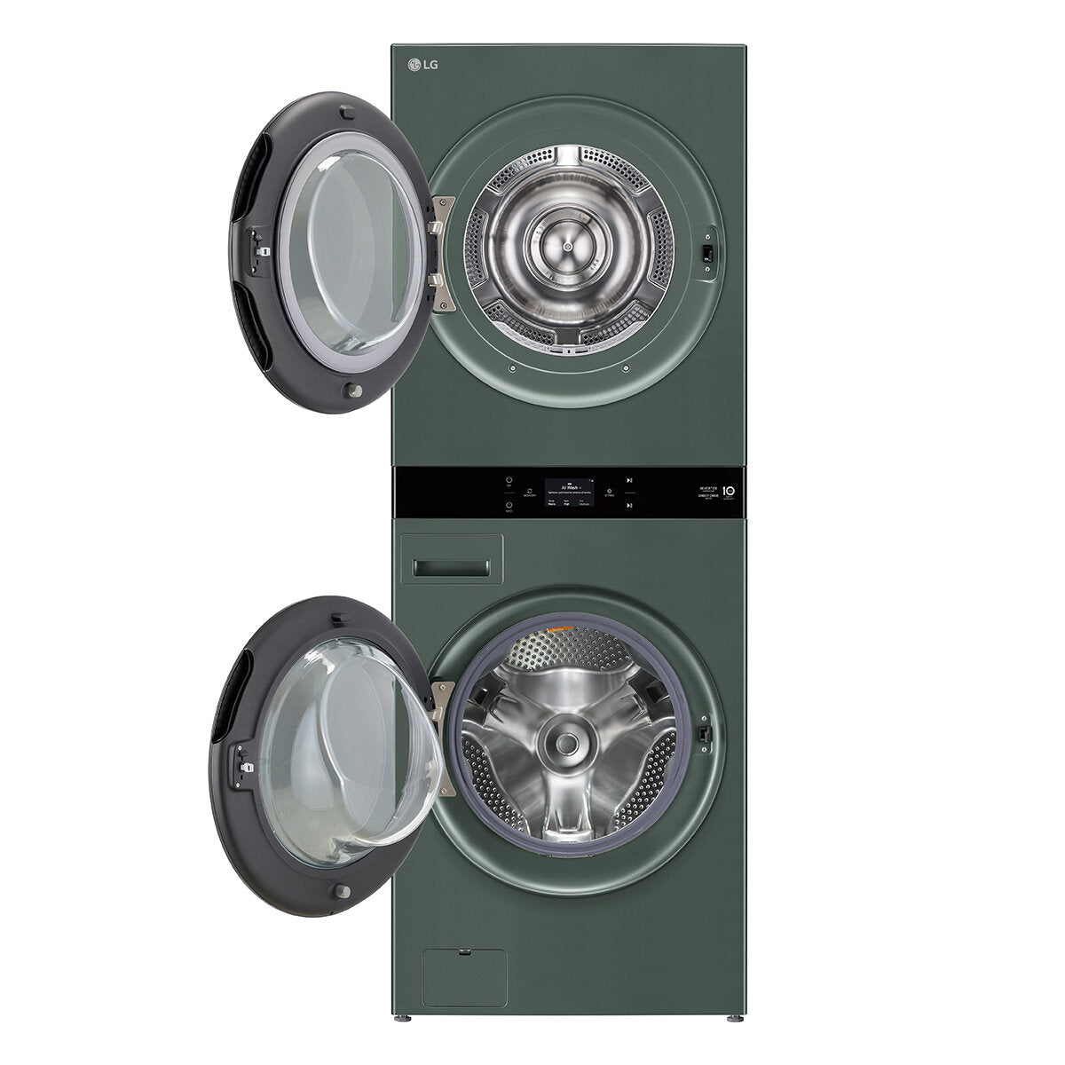 Buy Transportation damaged LG 19 kg / 10 kg AI WashTower™ All-In-One Stacked Washer Dryer – Forest Green (WWT-1910FG) |  | [product_variant] | Second Hand Appliances Geebung Brisbane