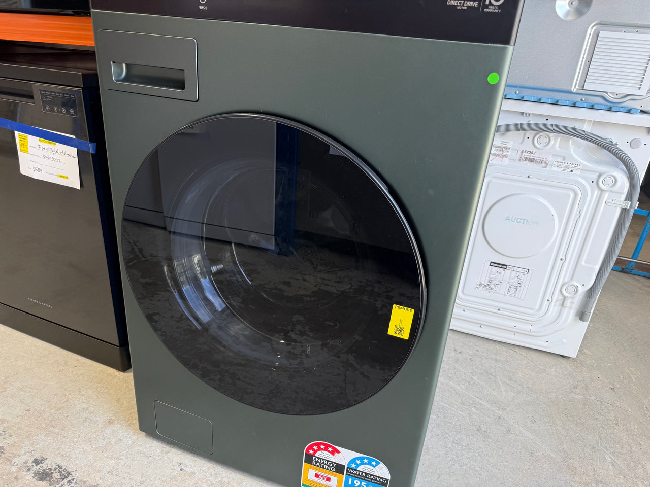 Buy Transportation damaged LG 19 kg / 10 kg AI WashTower™ All-In-One Stacked Washer Dryer – Forest Green (WWT-1910FG) |  | [product_variant] | Second Hand Appliances Geebung Brisbane