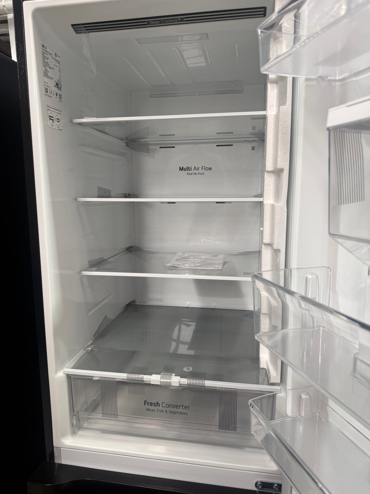 Transportation damaged LG 332L Bottom Mount Fridge GB-W300MBL - Second Hand Appliances Geebung