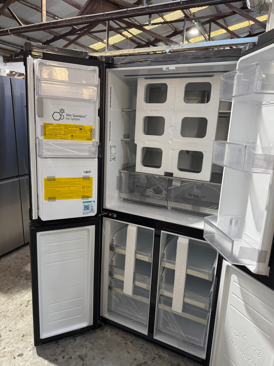 Transportation damaged LG 506L French Door Refrigerator GF-LN500MBL - Second Hand Appliances Geebung