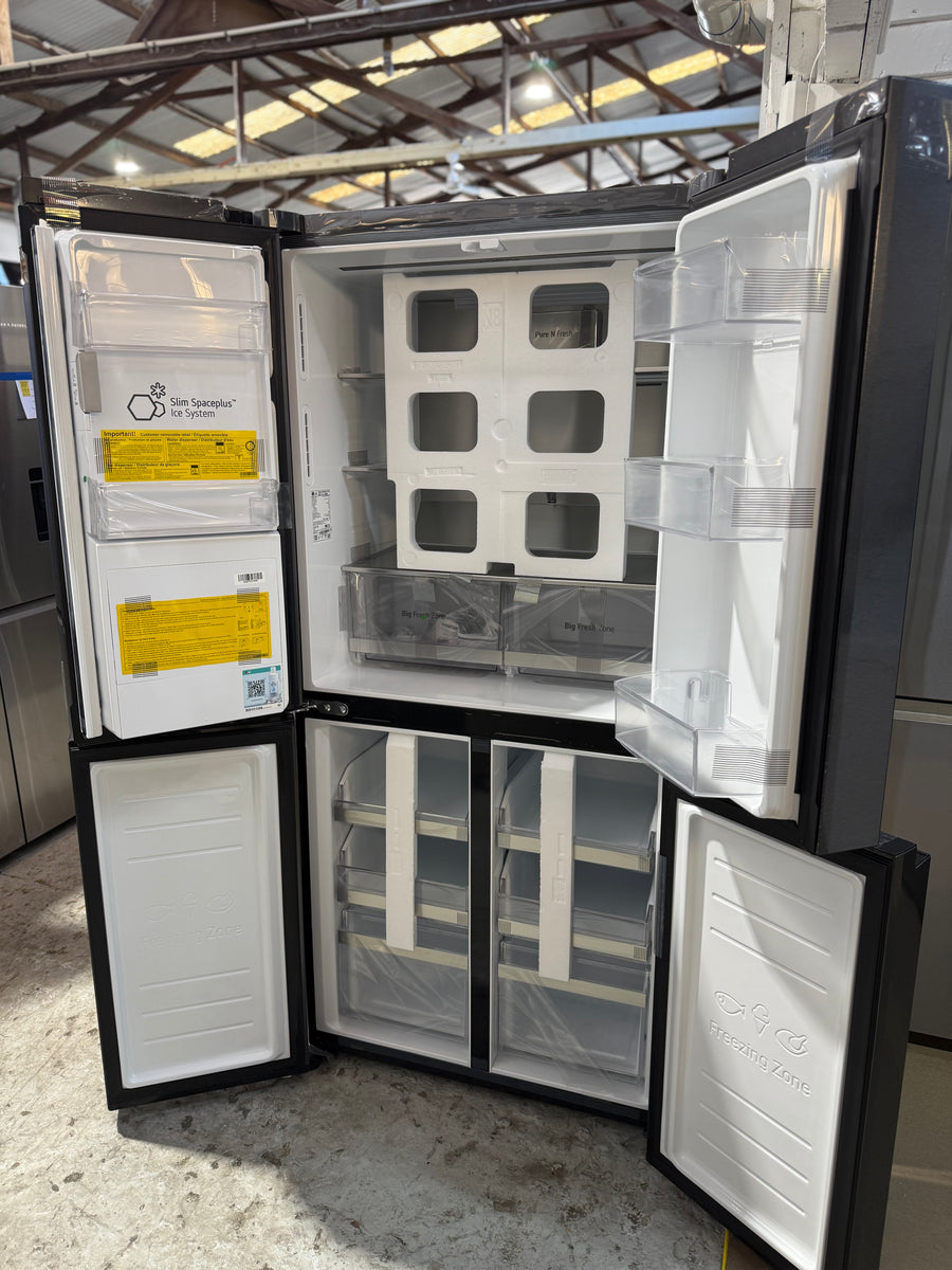 Transportation damaged LG 506L French Door Refrigerator GF-LN500MBL - Second Hand Appliances Geebung
