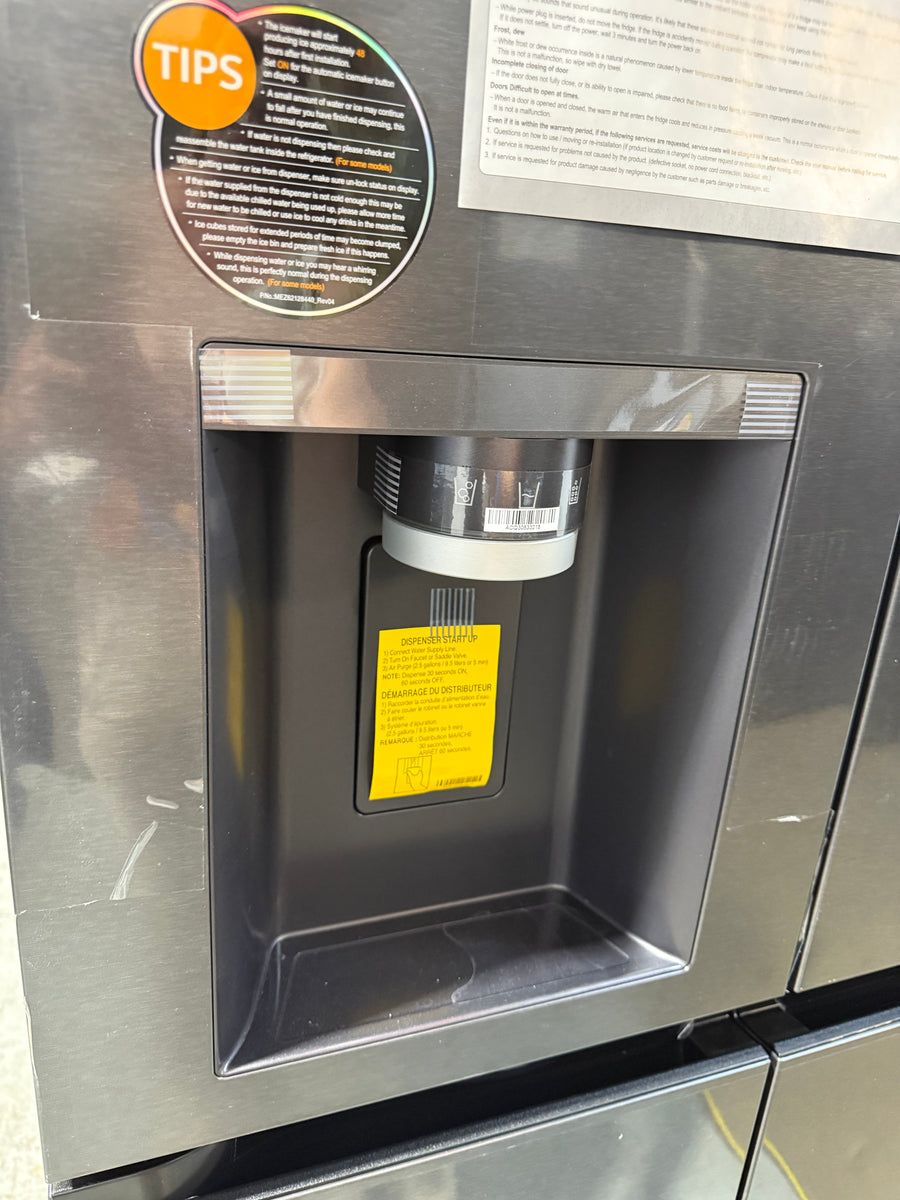 Transportation damaged LG 506L French Door Refrigerator GF-LN500MBL - Second Hand Appliances Geebung
