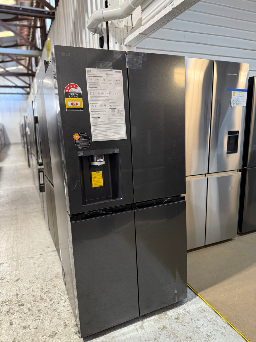 Transportation damaged LG 506L French Door Refrigerator GF-LN500MBL - Second Hand Appliances Geebung