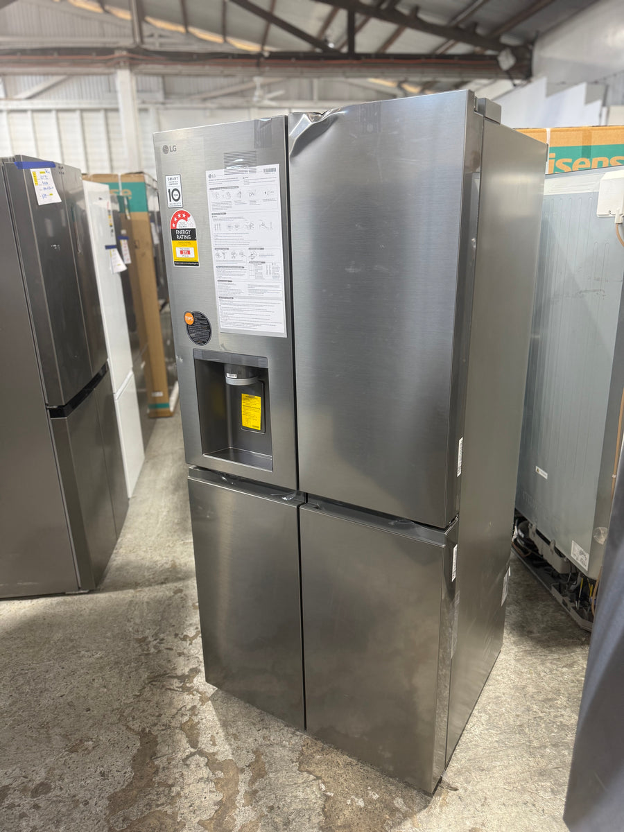 Transportation damaged LG 506L Slim French Door Fridge – GF-L500PL - Second Hand Appliances Geebung