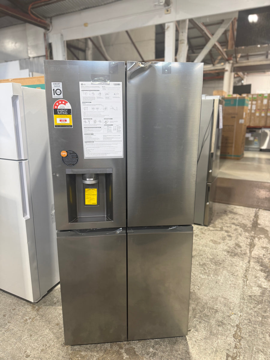 Transportation damaged LG 506L Slim French Door Fridge – GF-L500PL - Second Hand Appliances Geebung