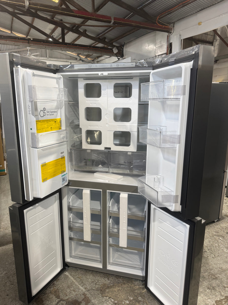 Transportation damaged LG 506L Slim French Door Fridge – GF-L500PL - Second Hand Appliances Geebung