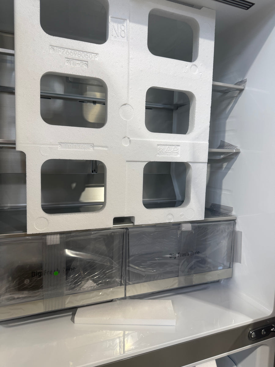 Transportation damaged LG 506L Slim French Door Fridge – GF-L500PL - Second Hand Appliances Geebung