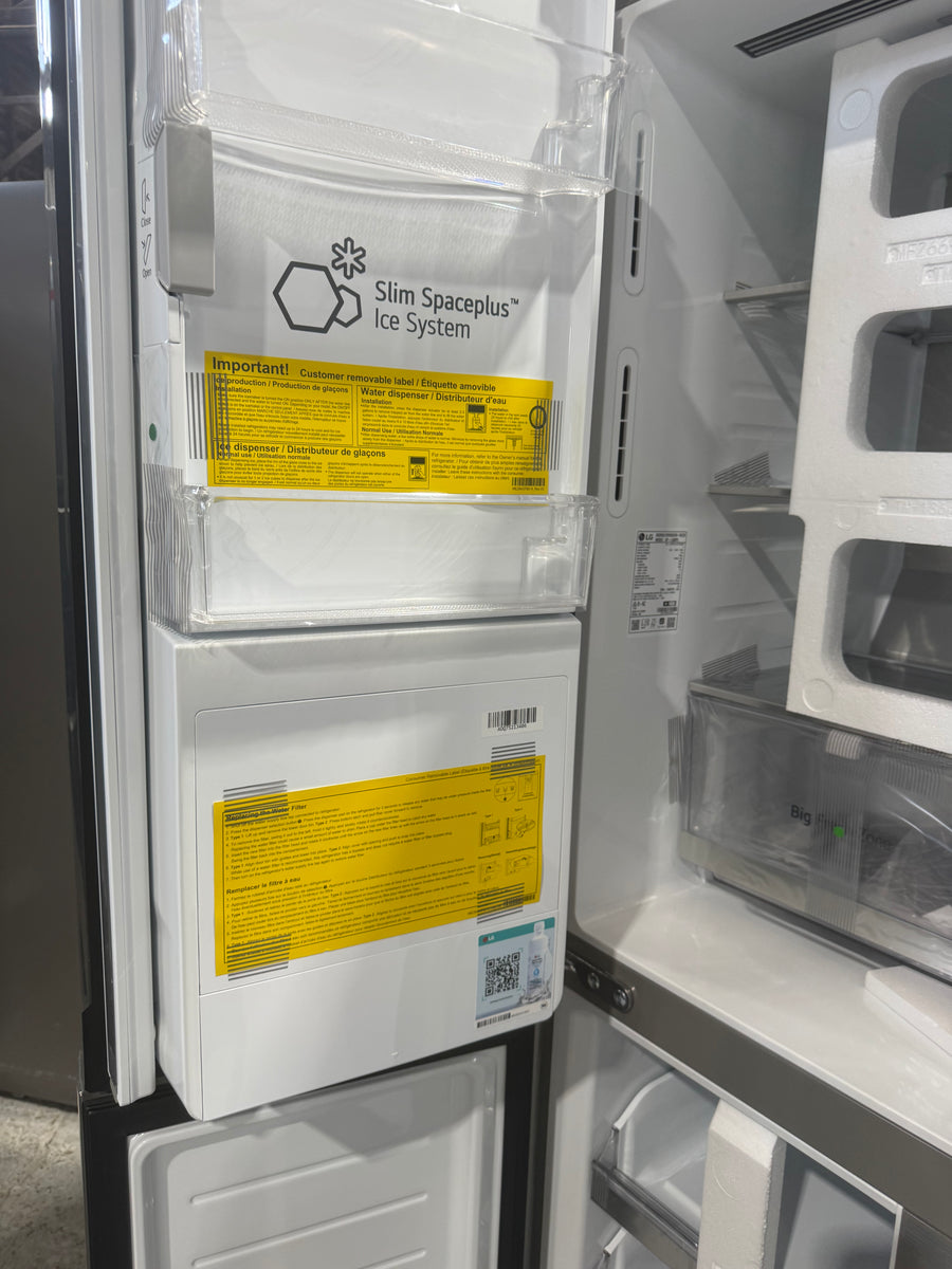 Transportation damaged LG 506L Slim French Door Fridge – GF-L500PL - Second Hand Appliances Geebung