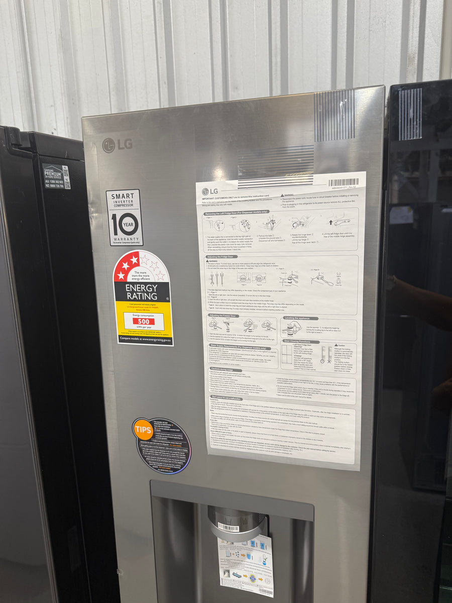 Transportation damaged LG 508L InstaView Refrigerator GF-VN500PL - Second Hand Appliances Geebung