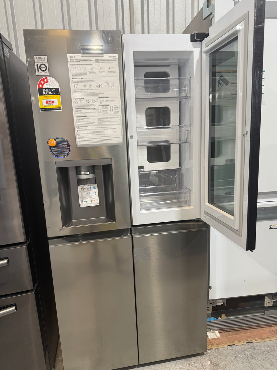 Transportation damaged LG 508L InstaView Refrigerator GF-VN500PL - Second Hand Appliances Geebung