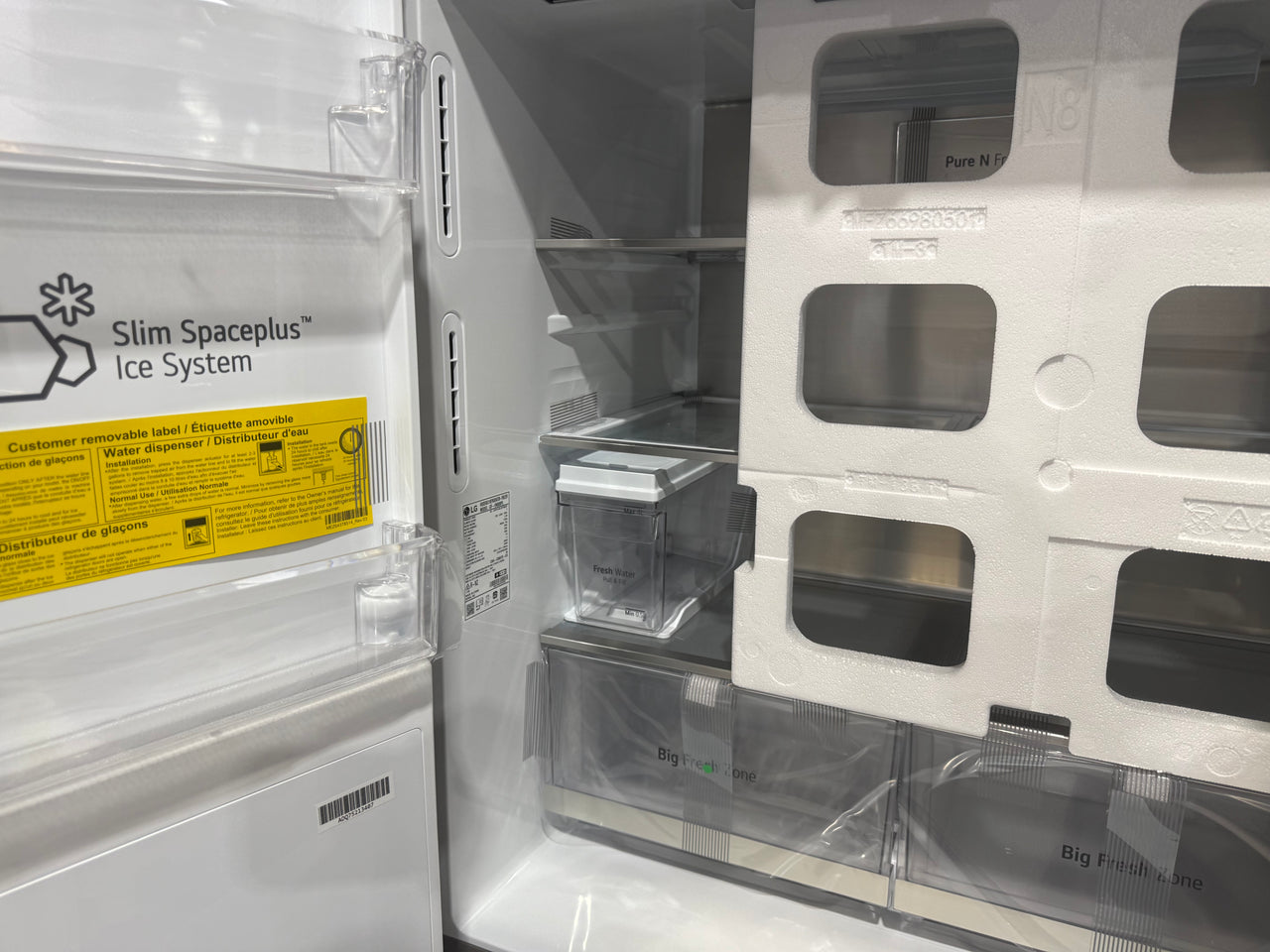 Transportation damaged LG 508L InstaView Refrigerator GF-VN500PL - Second Hand Appliances Geebung
