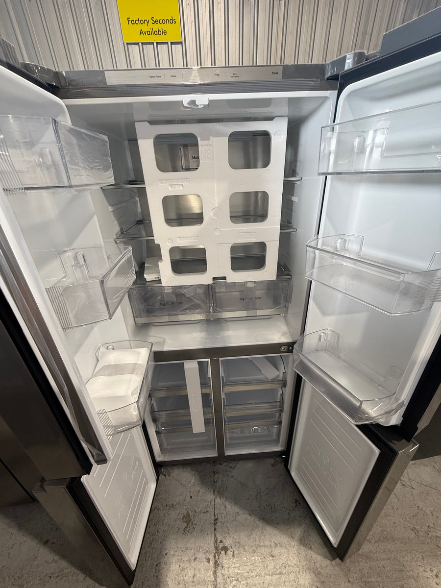 Transportation damaged LG 530l Slim French Door Refrigerator – Platinum Silver  Model: GF-B505PL - Second Hand Appliances Geebung