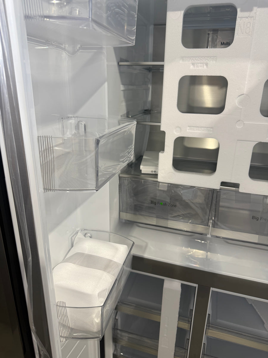 Transportation damaged LG 530l Slim French Door Refrigerator – Platinum Silver  Model: GF-B505PL - Second Hand Appliances Geebung