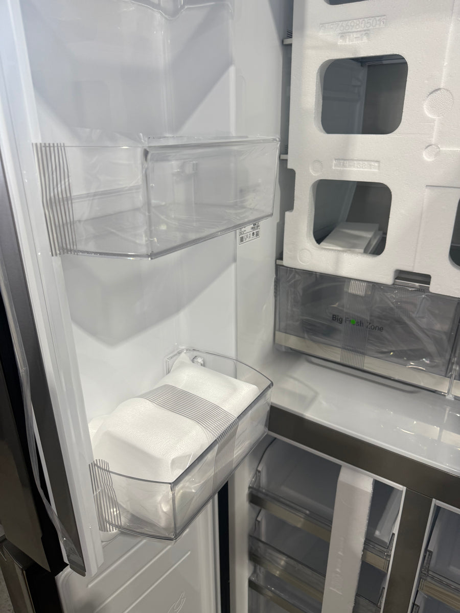 Transportation damaged LG 530l Slim French Door Refrigerator – Platinum Silver  Model: GF-B505PL - Second Hand Appliances Geebung