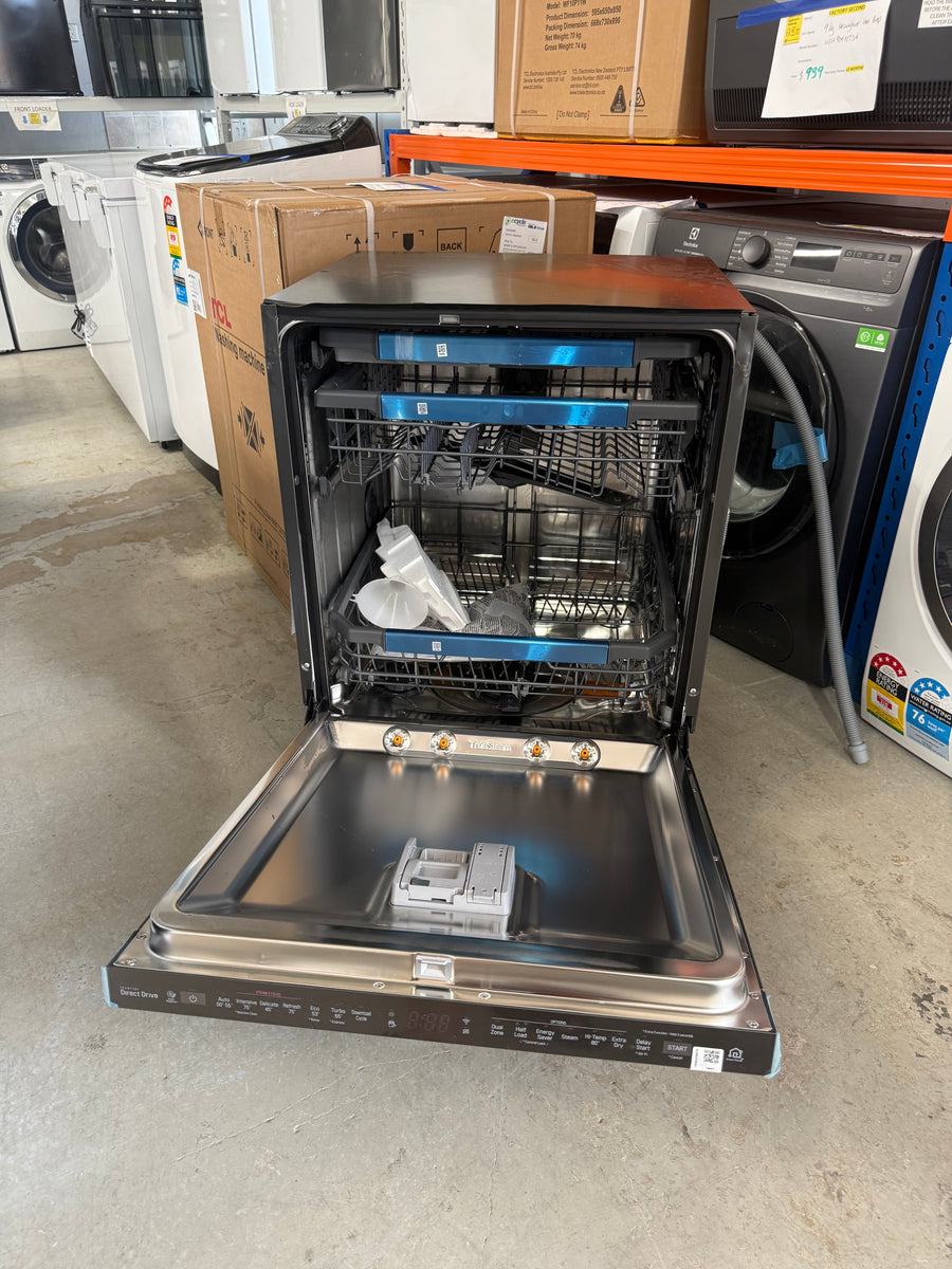 Transportation damaged LG 60 cm 15-Place QuadWash Built-Under Dishwasher with TrueSteam™ – Matte Black (Model: XD3A25UMB) - Second Hand Appliances Geebung