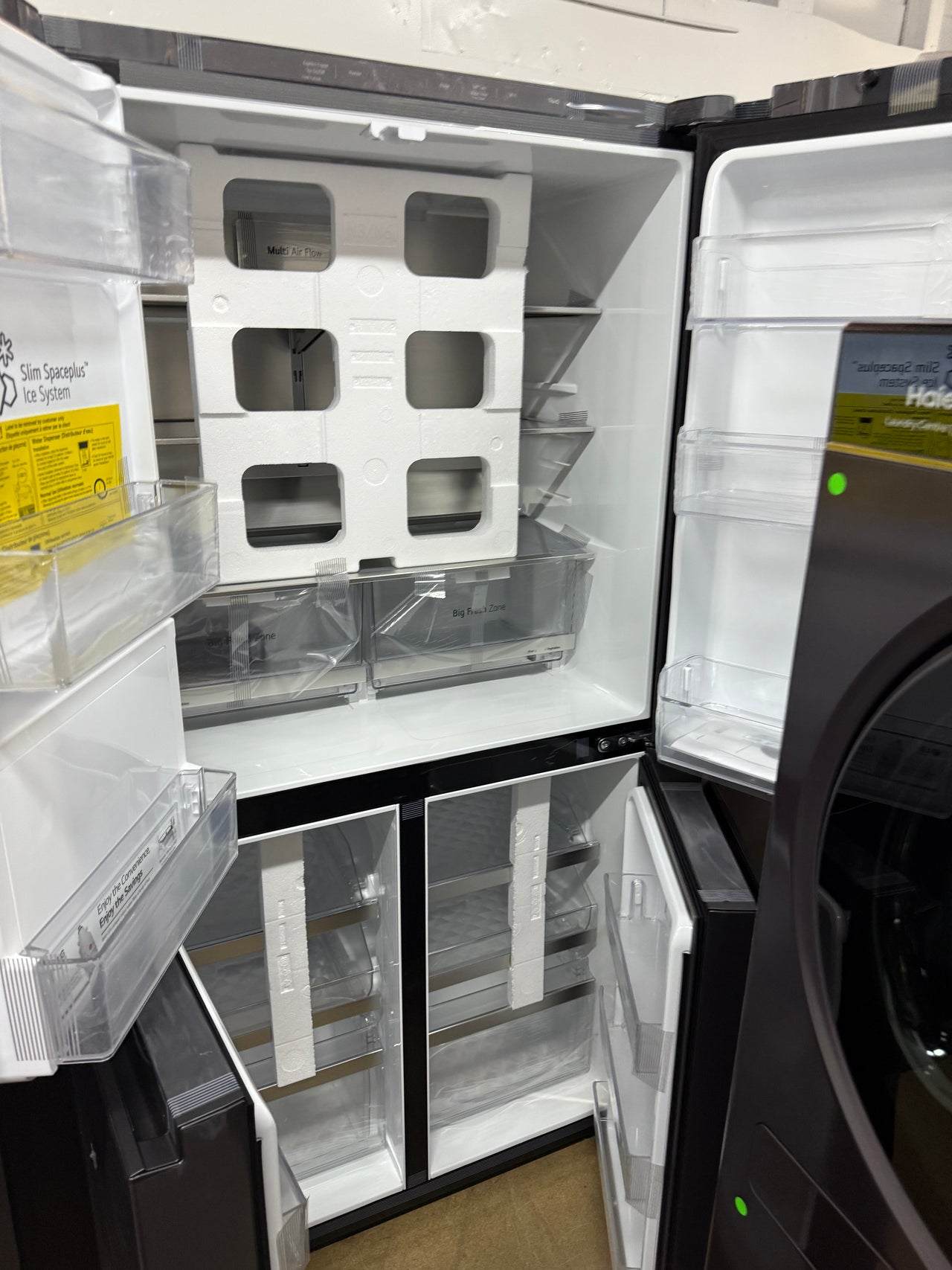 Transportation damaged LG 637L French Door Refrigerator GF-L700MBL - Second Hand Appliances Geebung