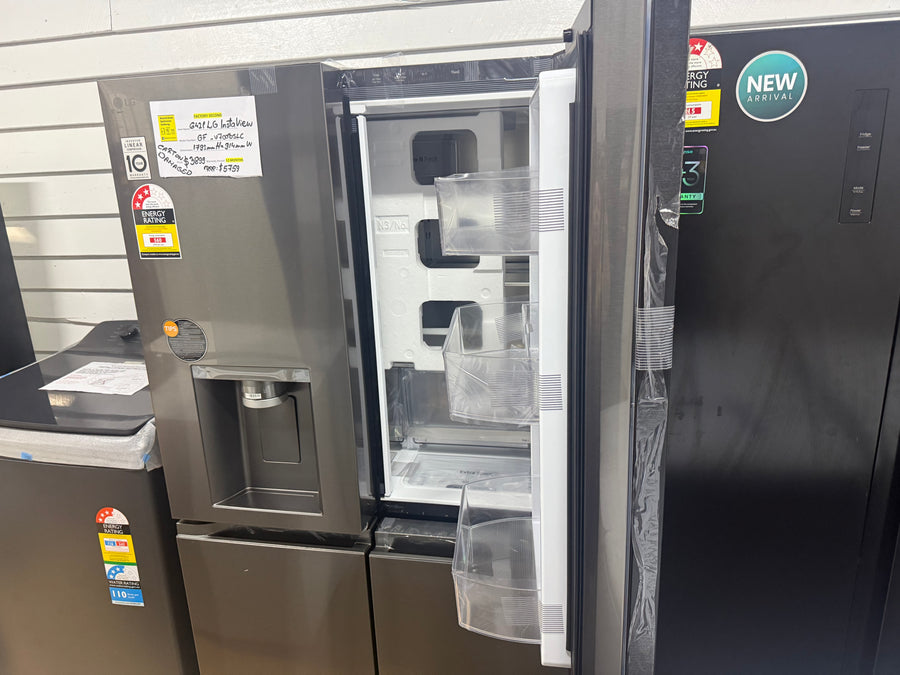 Transportation damaged LG GF-V700BSLC – 642 L French Door Fridge - Second Hand Appliances Geebung