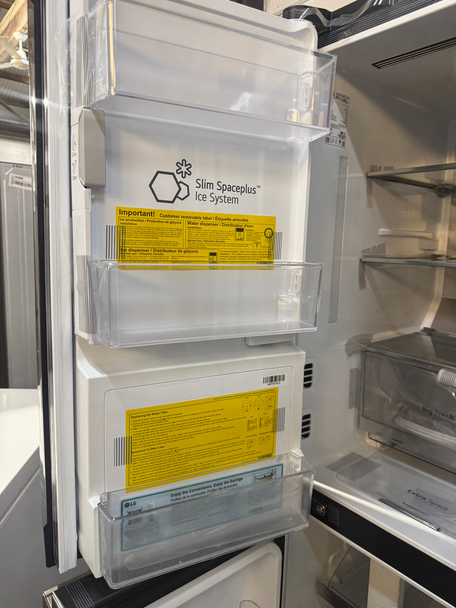 Transportation damaged LG 642L InstaView French Door Fridge – GF-V700BSLC - Second Hand Appliances Geebung