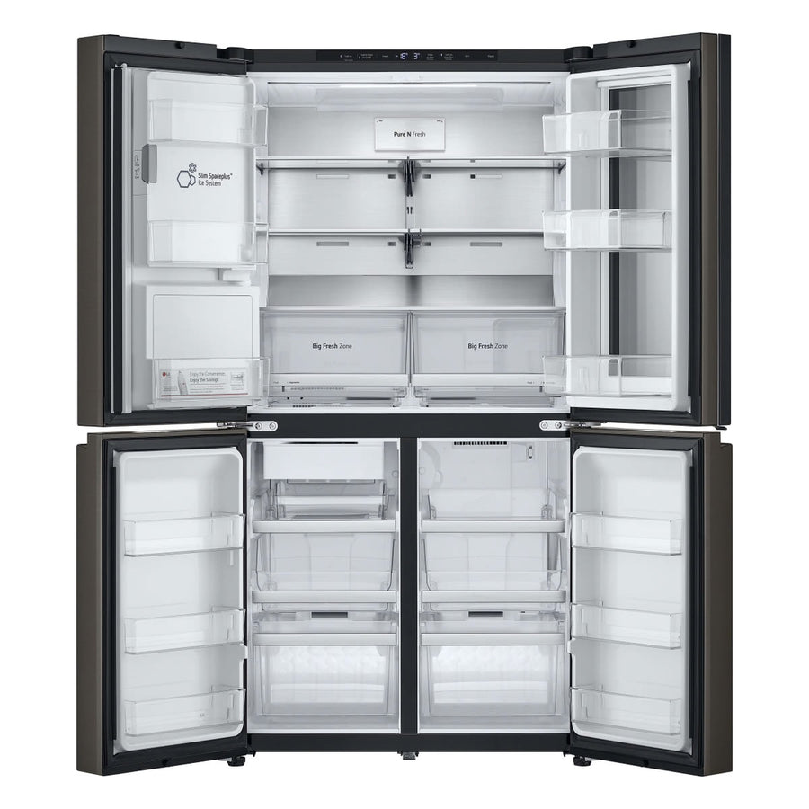 Transportation damaged LG 642L InstaView French Door Fridge – GF-V700BSLC - Second Hand Appliances Geebung
