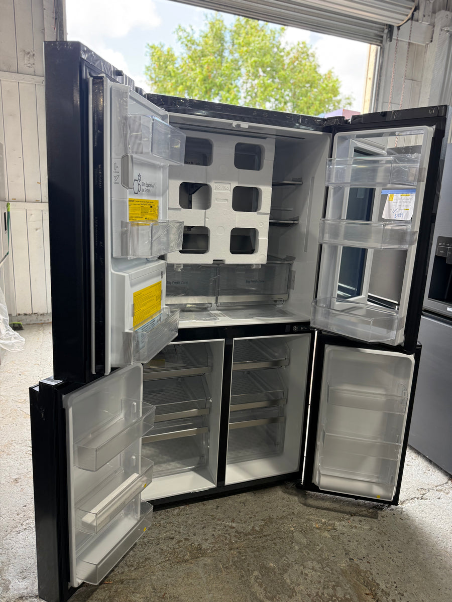 Transportation damaged LG 847L Instaview French Door Fridge Matte Black GF-V900MBLC - Second Hand Appliances Geebung