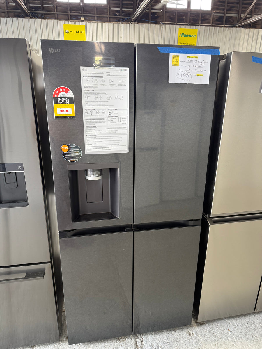 Factory second LG GF-L500MBL 506-liter Slim French Door Refrigerator - Second Hand Appliances Geebung