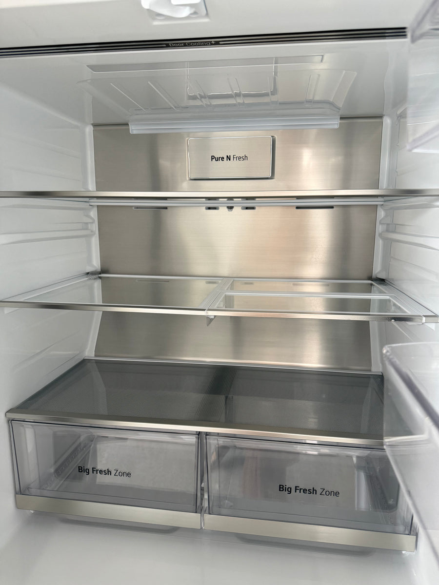 Factory second LG GF-L500MBL 506-liter Slim French Door Refrigerator - Second Hand Appliances Geebung