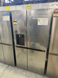 Thumbnail for Transportation damaged LG GS-N599PL 641-liter side-by-side refrigerator - Second Hand Appliances Geebung