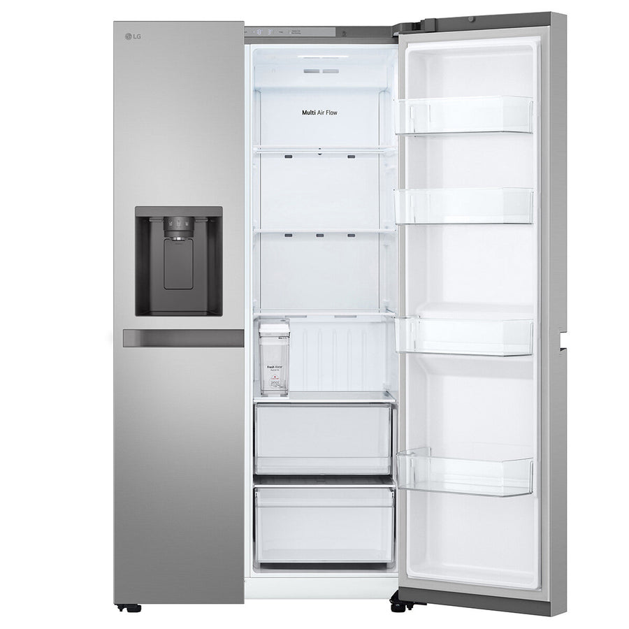 Transportation damaged LG GS-N599PL 641-liter side-by-side refrigerator With Non-plumbed ice and water dispenser - Second Hand Appliances Geebung