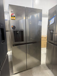 Thumbnail for Transportation damaged LG GS-N599PL 641-liter side-by-side refrigerator With Non-plumbed ice and water dispenser - Second Hand Appliances Geebung