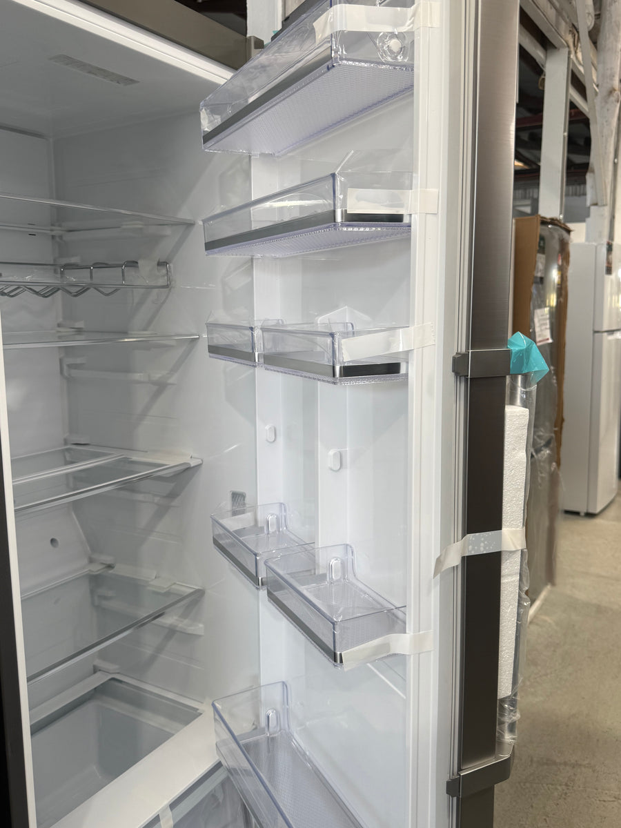Transportation damaged Samsung 387L Bespoke Vertical Fridge – Stainless Steel Model: SRP406RS / RR39M71357F - Second Hand Appliances Geebung