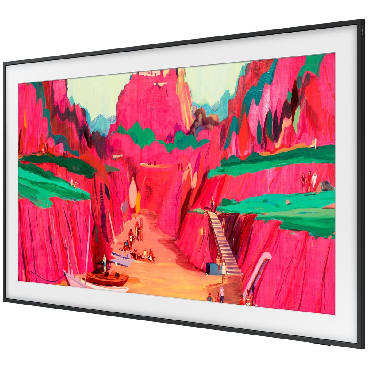 Transportation damaged Samsung 85” The Frame Pro Neo QLED 4K Mini LED TV  Model: QA85LS03FWWXXY - Second Hand Appliances Geebung