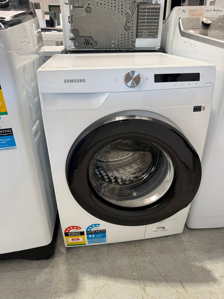 Transportation damaged Samsung 9kg Front Load Smart Washing Machine | WW90T504DAW - Second Hand Appliances Geebung