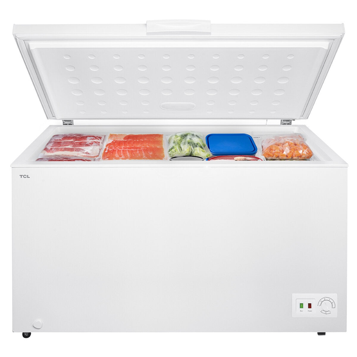 Transportation damaged TCL 371 L Hybrid Chest Freezer – Model F380CFW (White) - Second Hand Appliances Geebung
