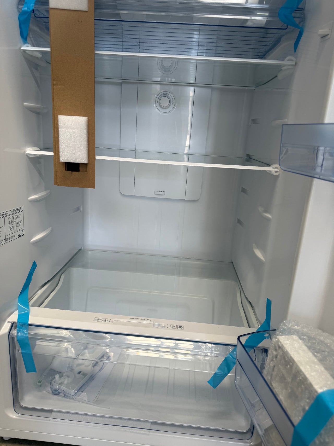 Transportation damaged TCL 415 L Top Mount Refrigerator – P454TMW (White) - Second Hand Appliances Geebung