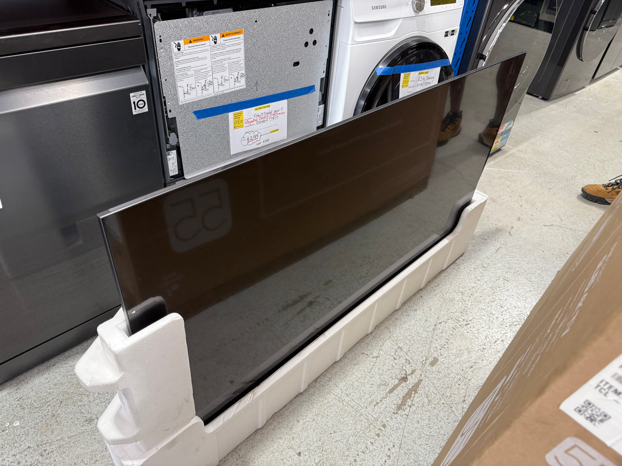 Transportation damaged TCL 55C745 is a 55-inch QLED 4K Ultra High Definition (UHD) Google TV - Second Hand Appliances Geebung