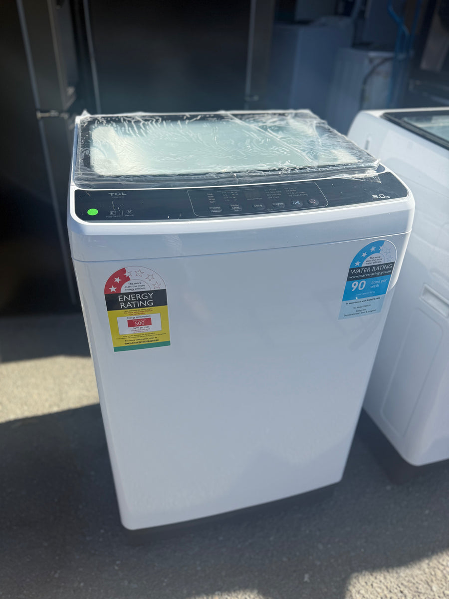 Buy Factory second TCL F708TLW 8kg top load washing machine |  | [product_variant] | Second Hand Appliances Geebung Brisbane