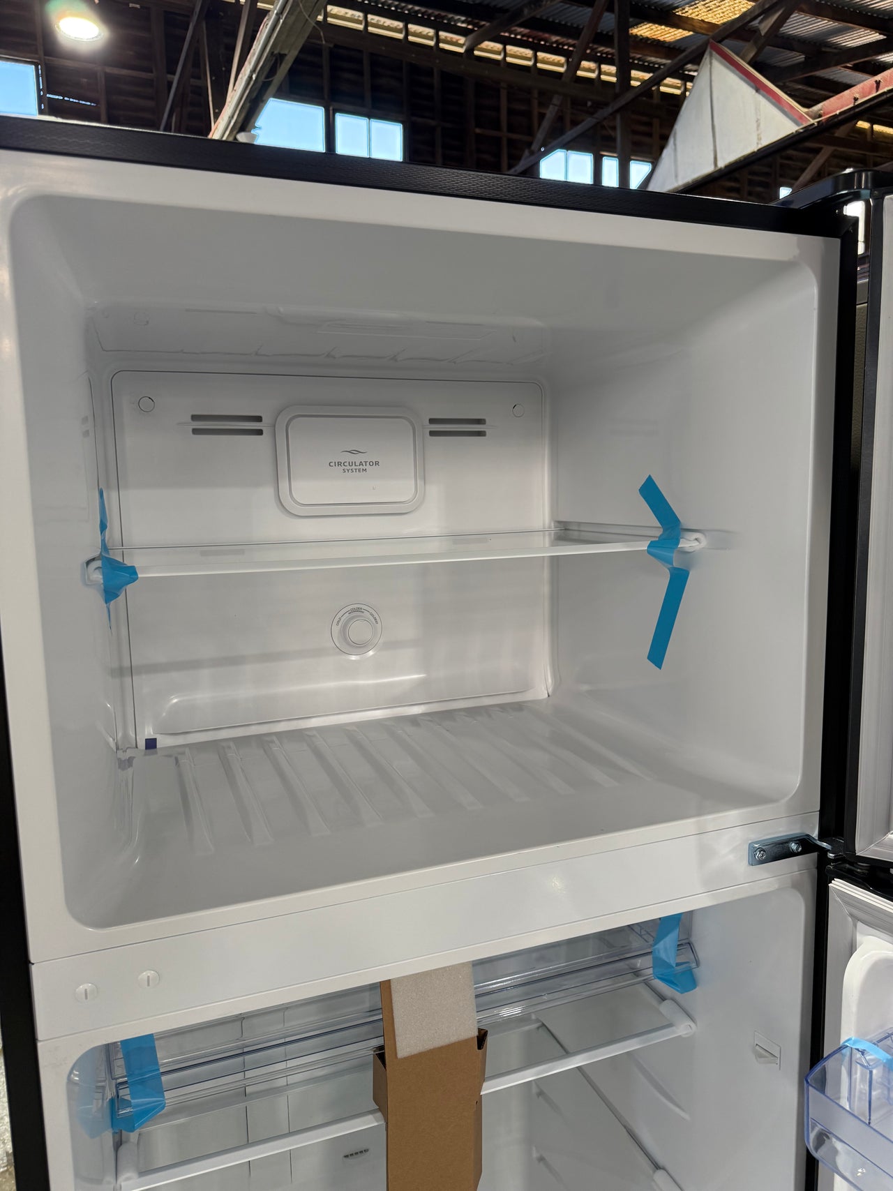 Transportation damaged TCL P454TMB 415L Top Mount Fridge - Second Hand Appliances Geebung