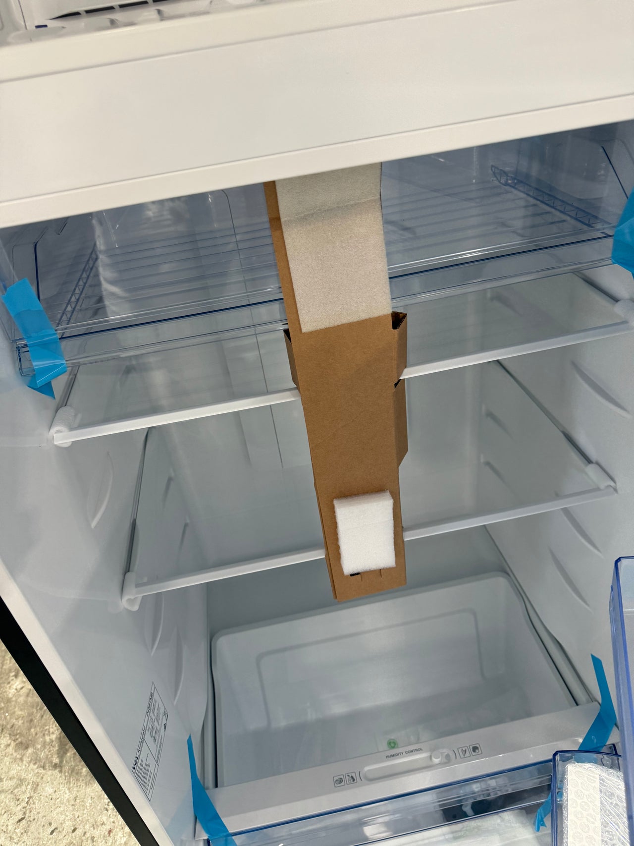 Transportation damaged TCL P454TMB 415L Top Mount Fridge - Second Hand Appliances Geebung