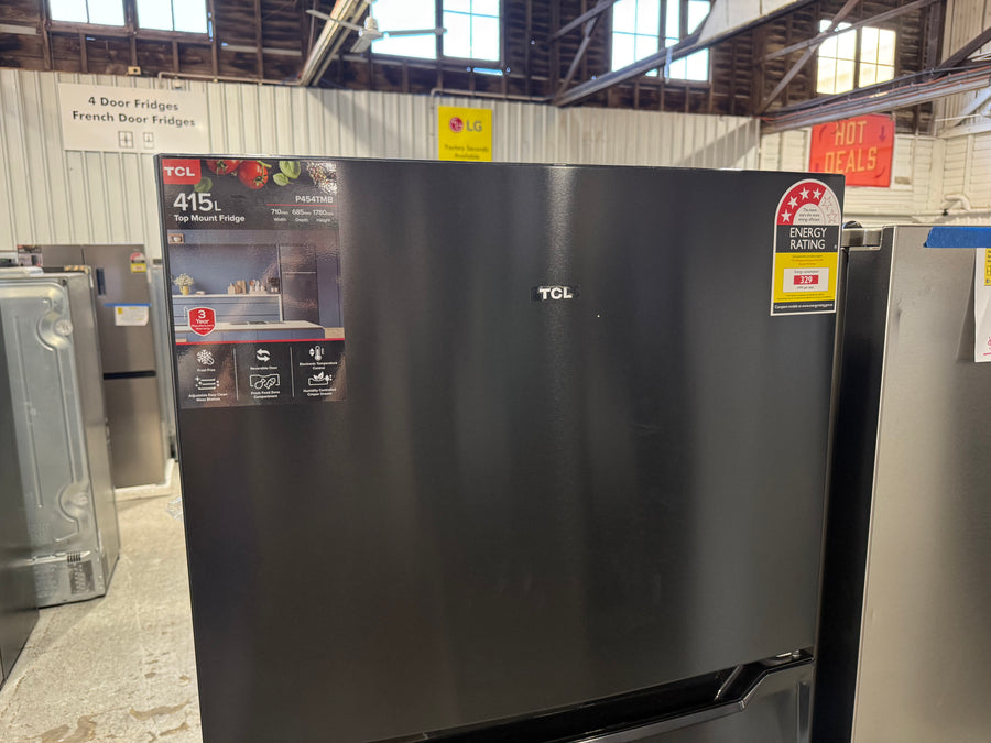 Transportation damaged TCL P454TMB 415L Top Mount Fridge - Second Hand Appliances Geebung