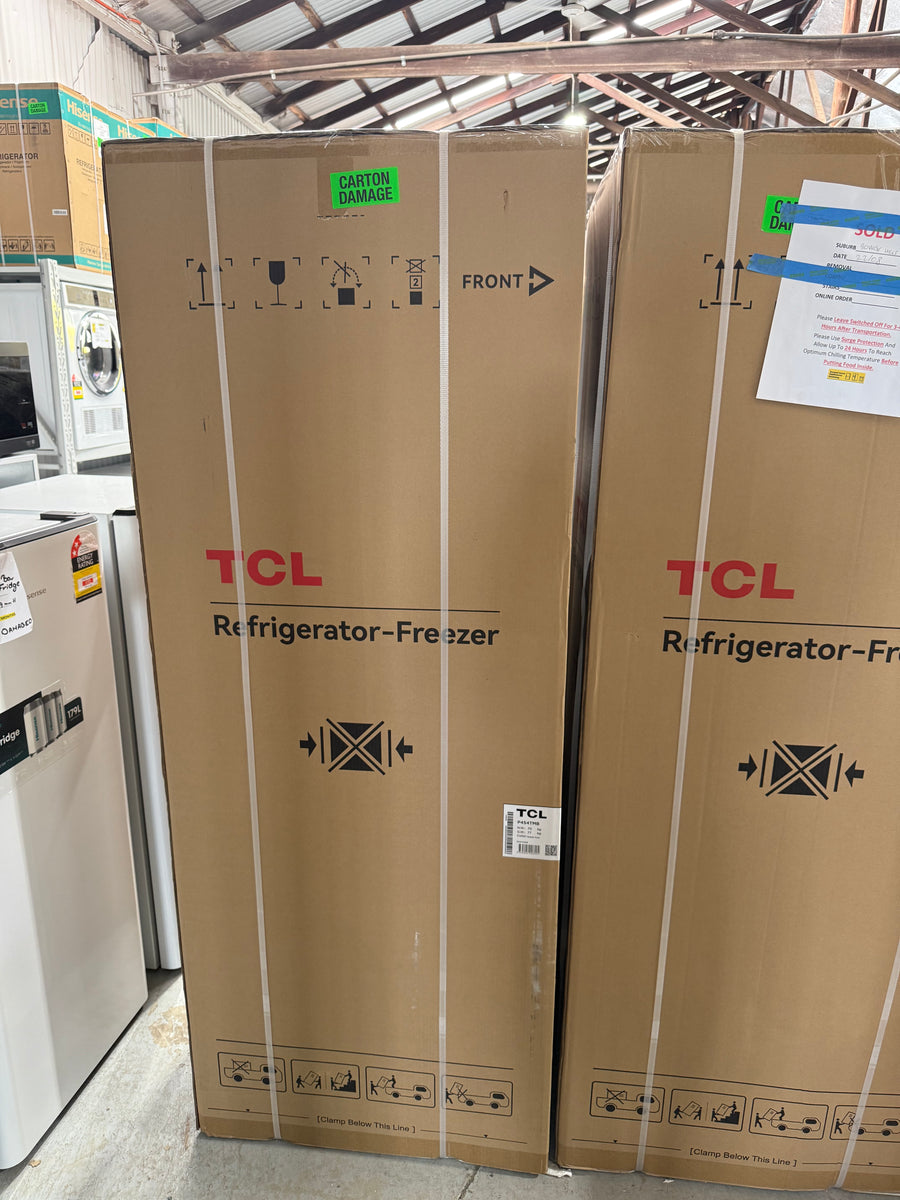 Transportation damaged TCL P454TMB 415L Top Mount Fridge - Second Hand Appliances Geebung