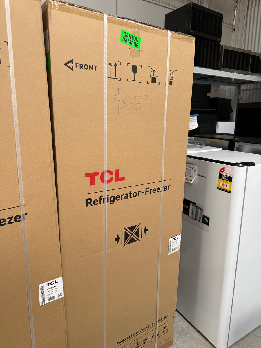 Transportation damaged TCL P454TMB 415L Top Mount Fridge - Second Hand Appliances Geebung