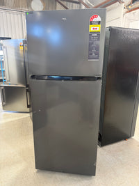 Thumbnail for Transportation damaged TCL TRF491TG 420L Top Mount Refrigerator – Crystal Ash Grey - Second Hand Appliances Geebung