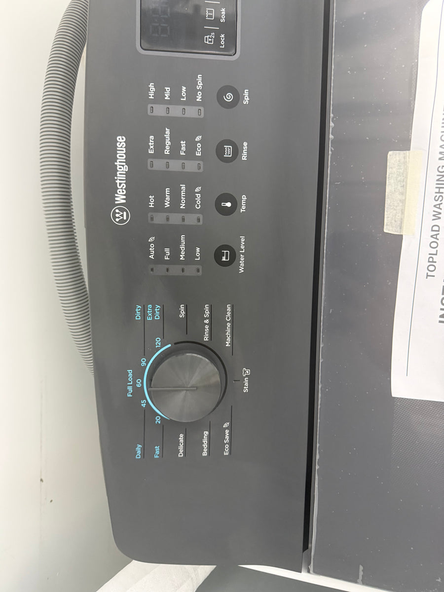 Transportation damaged Westinghouse 10kg EasyCare 700 Top Load Washing Machine WWT1084C7WA - Second Hand Appliances Geebung