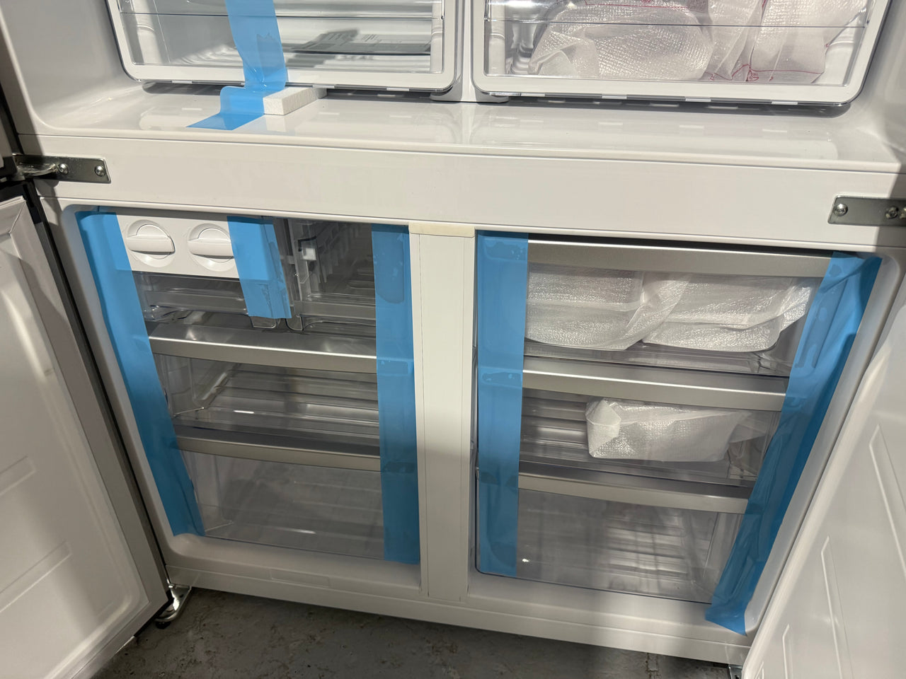 Transportation damaged Westinghouse 541L French Door Refrigerator WQE6000SB - Second Hand Appliances Geebung
